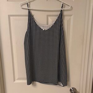 Reitmans Black and White Gingham Camisole